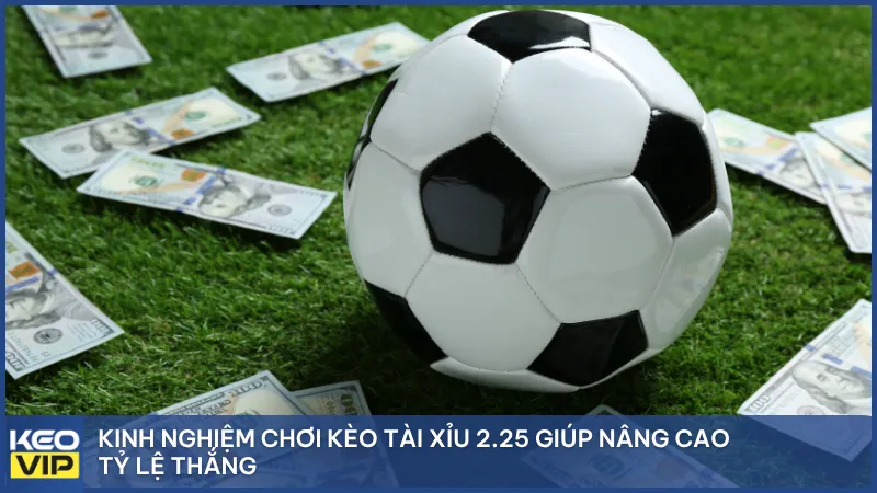 Kinh nghiệm đặt cược kèo tài xỉu 2.25 giúp nâng cao tỷ lệ thắng