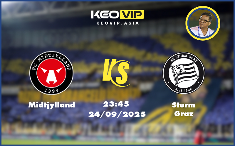 midtjylland sturm graz 24 09 c2 - Nhận định soi kèo Midtjylland vs Sturm Graz 23:45 ngày 24/09/2025 - C2