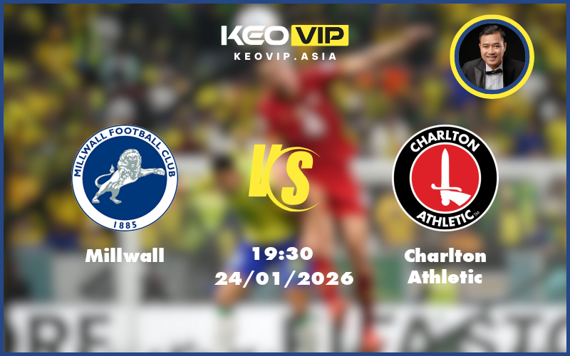 millwall charlton athletic 24 01 hang nhat anh - Nhận định soi kèo Millwall gặp Charlton Athletic 19:30 ngày 24/01/2026 tại Hạng Nhất Anh