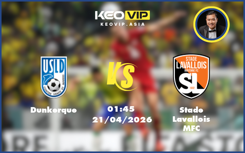 Nhận định soi kèo Dunkerque gặp Stade Lavallois MFC 01:45 ngày 21/04/2026 tại Hạng hai Pháp