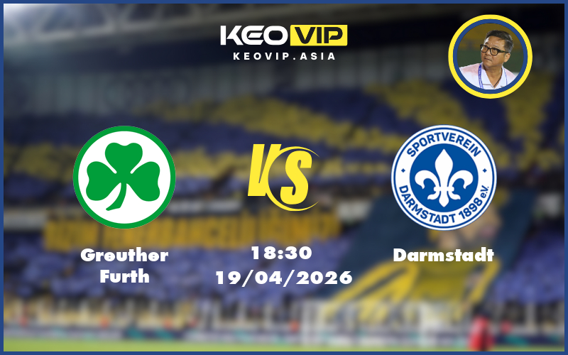 Nhận định soi kèo Greuther Furth vs Darmstadt 18:30 ngày 19/04/2026 Hạng hai Đức