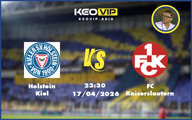 Nhận định soi kèo Holstein Kiel vs FC Kaiserslautern 23:30 ngày 17/04/2026 Hạng hai Đức