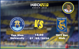 van hien university tdtt bac ninh 01 05 hang nhat viet nam - Nhận định soi kèo Van Hien University gặp TDTT Bac Ninh 16:00 ngày 01/05/2026 tại Hạng Nhất Việt Nam