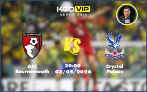 afc bournemouth crystal palace 03 05 ngoai hang anh - Nhận định soi kèo AFC Bournemouth gặp Crystal Palace 20:00 ngày 03/05/2026 tại Ngoại hạng Anh